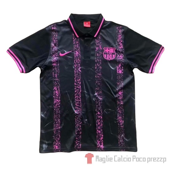 Maglia Polo Barcellona 2020 Nero e Rosa - Clicca l'immagine per chiudere